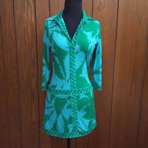NWOT BCBGMaxAzria Drop Waist Shirt Dress